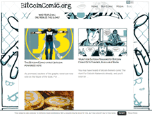 Tablet Screenshot of bitcoincomic.org